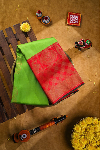 Light Green Kanchipuram Saree