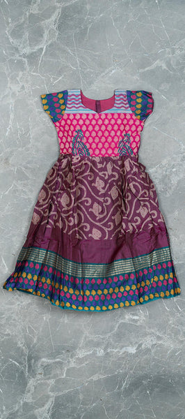 Multicoloured Kids Gown
