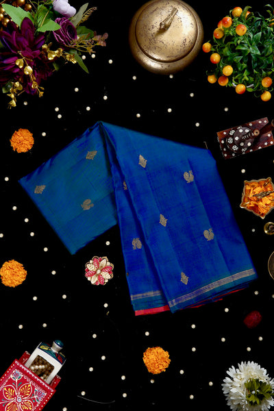 1268384-Palam-Silks-Shop-Online-Navy Blue Kanchipuram Silk Saree