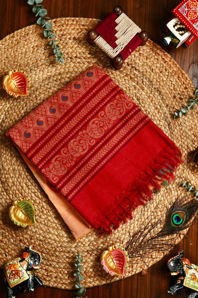 1260821-Palam-Silks-Shop-Online-Light Mustard Cotton Saree