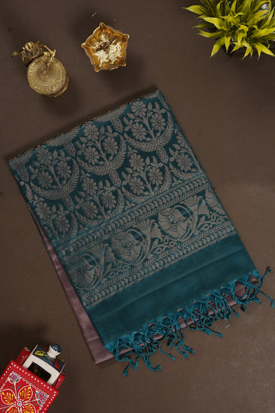 Mauve Pink Soft Silk Saree