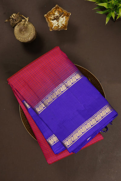 Raspberry Red Soft Silk Saree