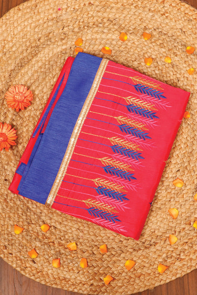 Palam-Silks-Shop-Online-Pink Semi Tussar Saree