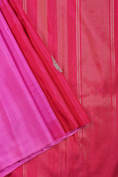 PALAM-SILKS-Red and Pink Raising Kanchipuram Silk Saree