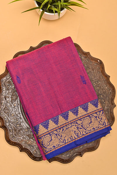 Palam Silks | Purple Cotton Saree