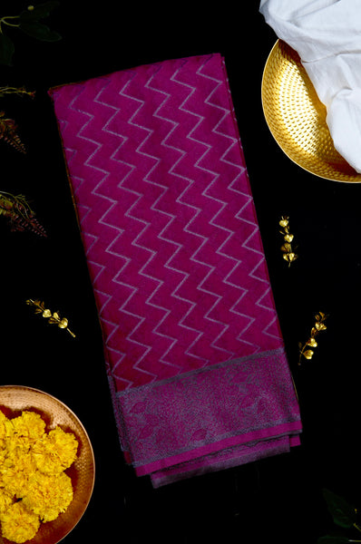 1269688-Palam-Silks-Shop-Online-Rani Pink Semi Tussar Saree