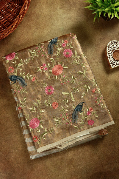 1278183-Palam-Silks-Shop-Online-Bronze Gold Semi Tussar Saree