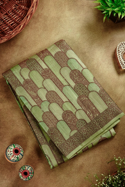 1278133-Palam-Silks-Shop-Online-Olive Green Tussar saree