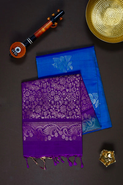 1267620-Palam-Silks-Shop-Online-Light Blue Soft Silk Saree