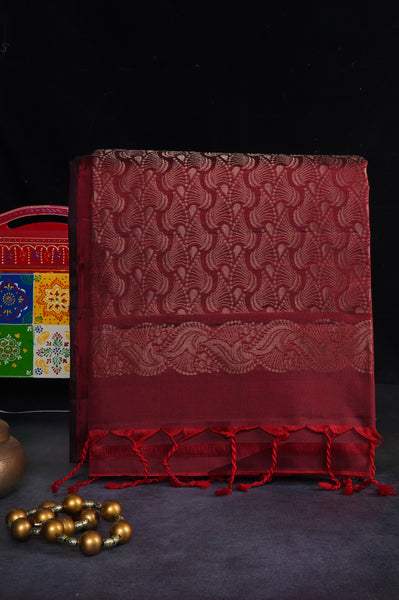 Brown Soft Silk Saree