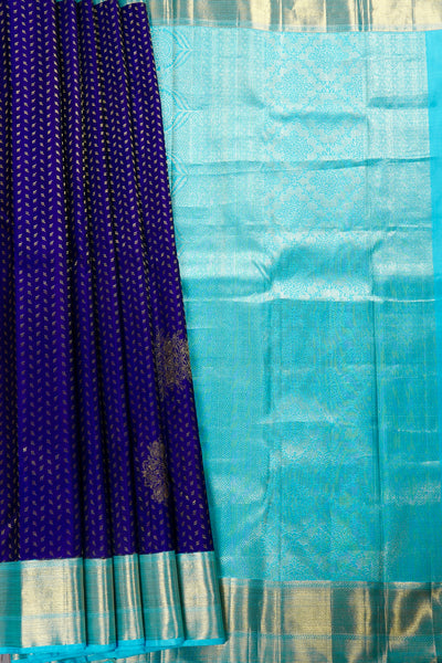 1266666-Palam-Silks-Shop-Online-Royal Blue Kanchipuram Silk Saree