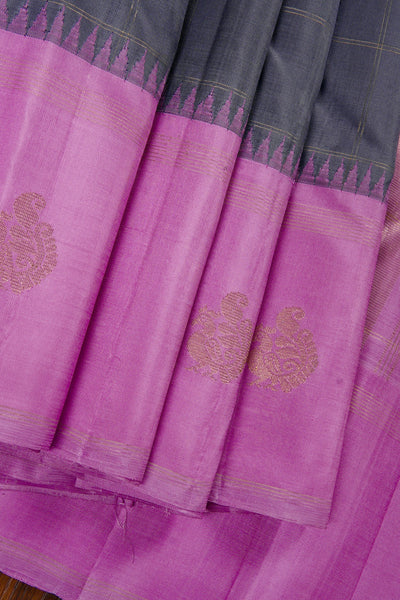 1267920-Palam-Silks-Shop-Online-Charcoal Grey Kanchipuram Silk Saree