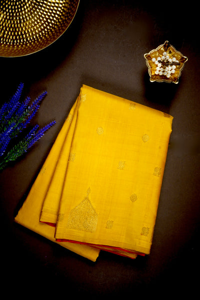 1270525-Palam-Silks-Shop-Online-Golden Amber Contrast Kanchipuram Silk Saree
