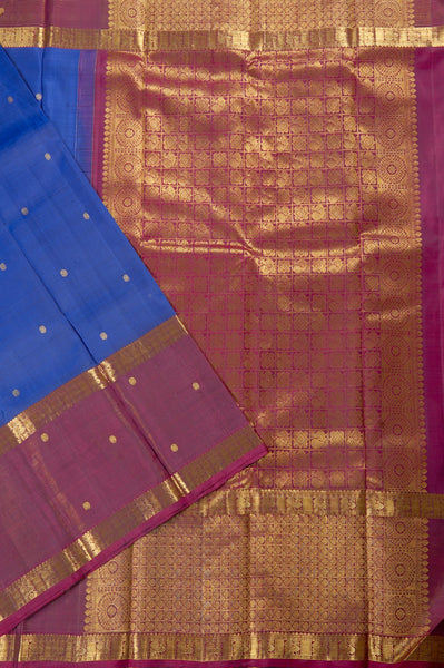 1268386-Palam-Silks-Shop-Online-Royal Blue Kanchipuram Silk Saree