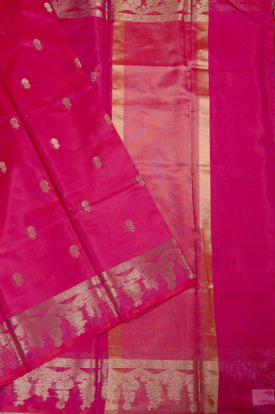 1268273-Palam-Silks-Shop-Online-Rani Pink Supernet Saree