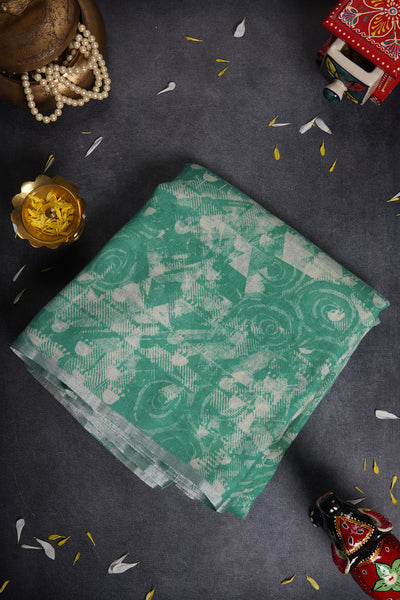 1276633-Palam-Silks-Shop-Online-Soft Green Linen Saree