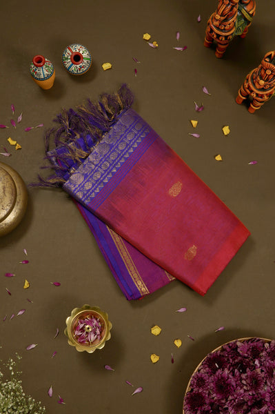 Red Silk Cotton Saree