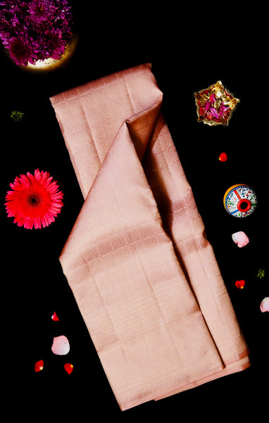 Baby Pink Kanchipuram Silk Saree