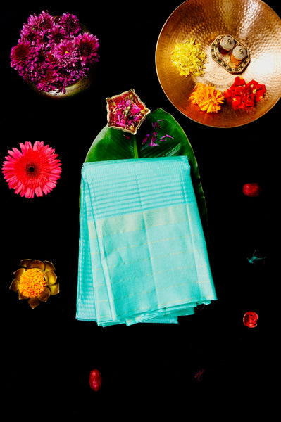 Jade Mountain Kanchipuram Silk Saree