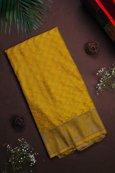 1269672-Palam-Silks-Shop-Online-Golden Yellow Semi Tussar Saree