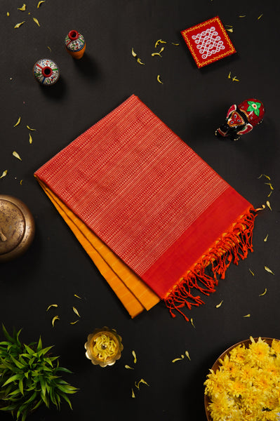 Yellow Soft Silk Saree