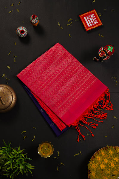 Royal Blue Soft Silk Saree