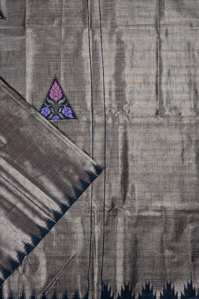 1269580-Palam-Silks-Shop-Online-Silver Semi Silk Cotton Saree