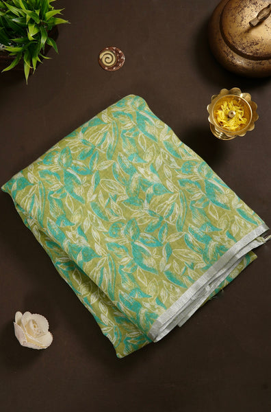 1276710-Palam-Silks-Shop-Online-Aqua Green Linen Saree