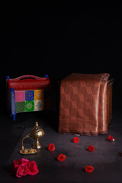 Sienna Semi Tussar Zari Type Saree