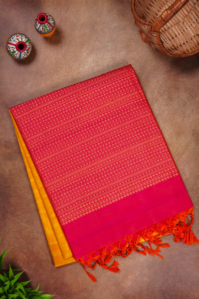 Yellow Soft Silk Saree