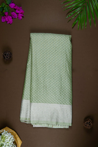 1269679-Palam-Silks-Shop-Online-Sage Green Semi Tussar Saree