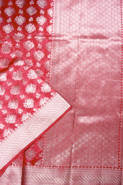 Crimson Semi Tussar Saree