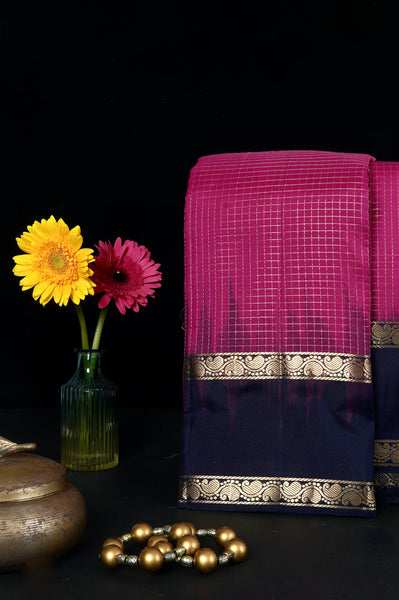Pink Soft Silk Saree