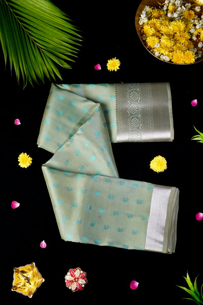 1264250-Palam-Silks-Shop-Online-Fairbank Green Silk Saree