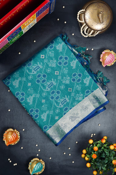 Duvall Semi Tussar Saree