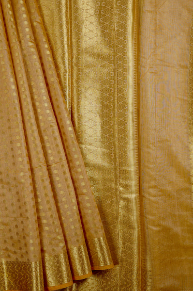 1241333-Palam-Silks-Shop-Online-Fawn Semi Silk Cotton Saree
