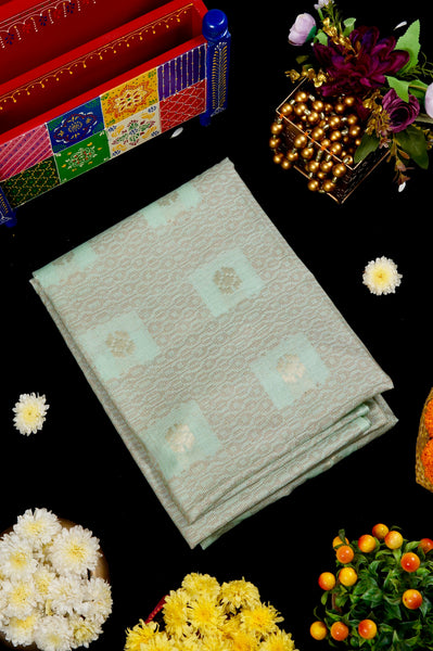 1252809-Palam-Silks-Shop-Online-Eggshell Blue Semi Jute Saree