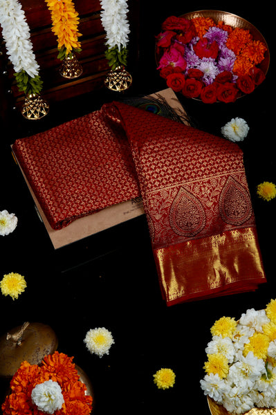 1263370-Palam-Silks-Shop-Online-Red Kanchipuram Silk Saree