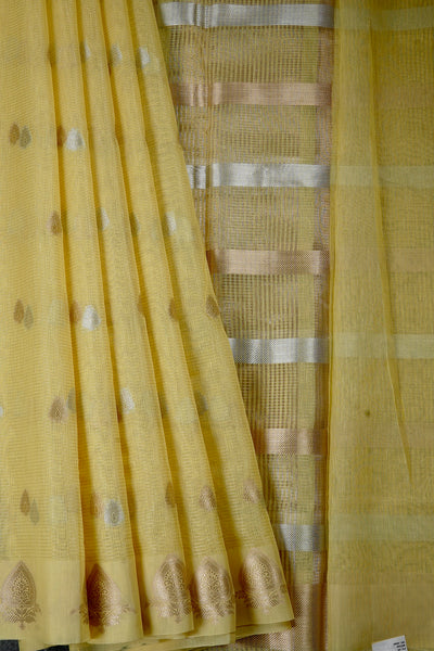 1261710-Palam-Silks-Shop-Online-Mustard Semi Silk Cotton Saree