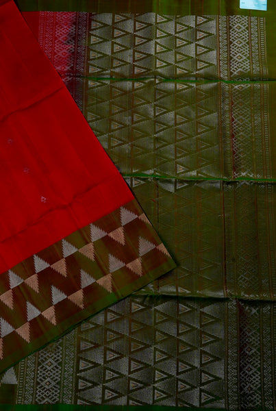 1267678-Palam-Silks-Shop-Online-Bright Red Soft Silk Saree