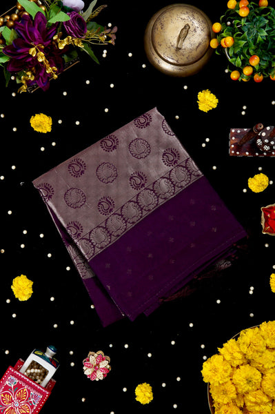 1269084-Palam-Silks-Shop-Online-Crimson Purple Semi Silk Cotton Saree