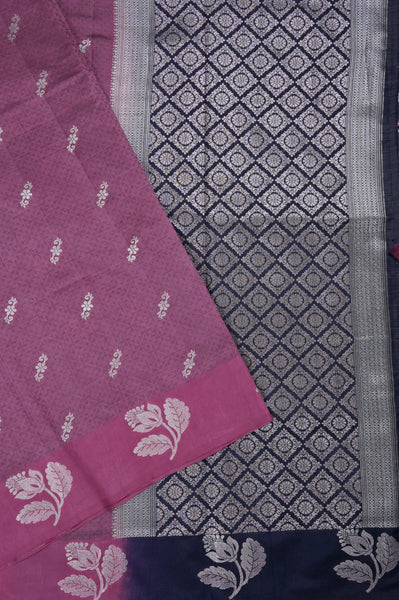 1268700-Palam-Silks-Shop-Online-Dusty Purple Semi Tussar Saree