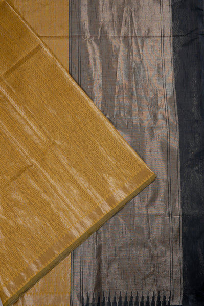 1268516-Palam-Silks-Shop-Online-Gold and Silver Semi Tussar Saree