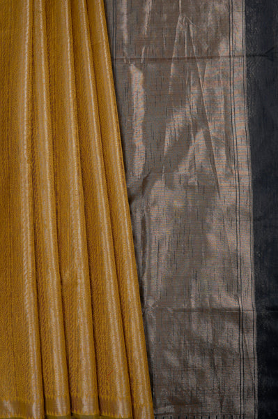 1268516-Palam-Silks-Shop-Online-Gold and Silver Semi Tussar Saree