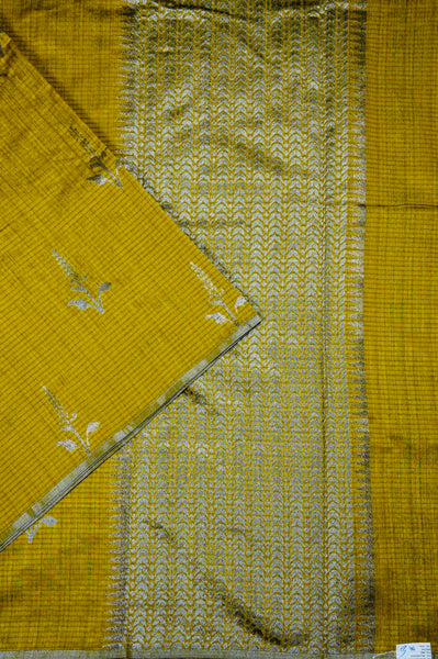 1269610-Palam-Silks-Shop-Online-Golden Yellow Semi Tussar Saree