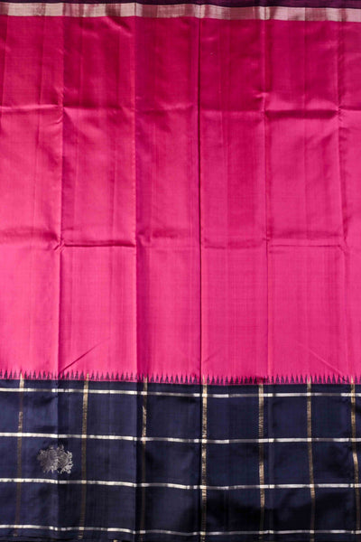 PALAM-SILKS-Pink Kanchipuram Silk Saree