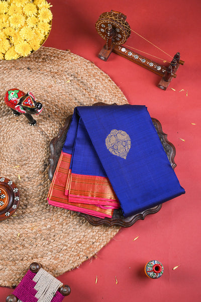 Royal Blue Kanchipuram Silk Saree