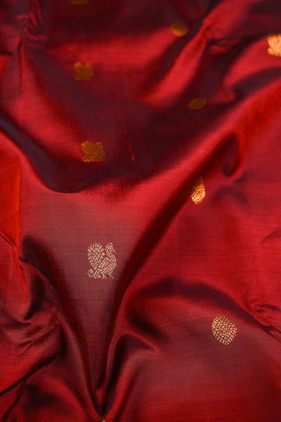 Kum Kum Red Kanchipuram Silk Saree