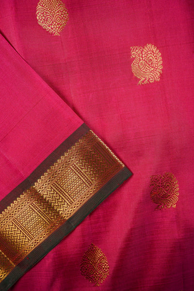 Barbie Pink Kanchipuram Silk Saree