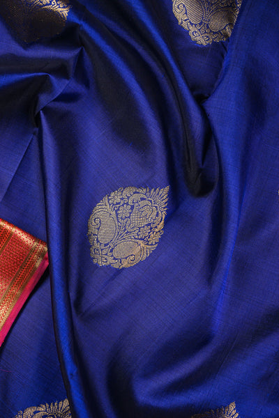 Royal Blue Kanchipuram Silk Saree